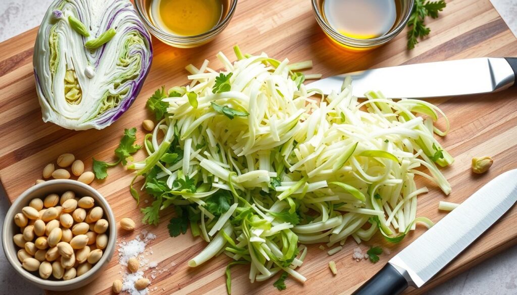 Spitzkohl Salat Zubereitung