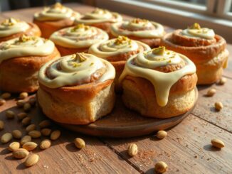 Zimtschnecken mit Pistaziencreme